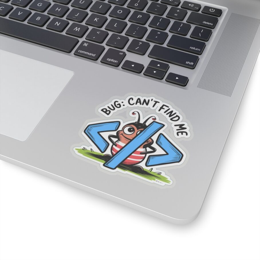 Bug: Can't Find Me Sticker D02 - Image 4