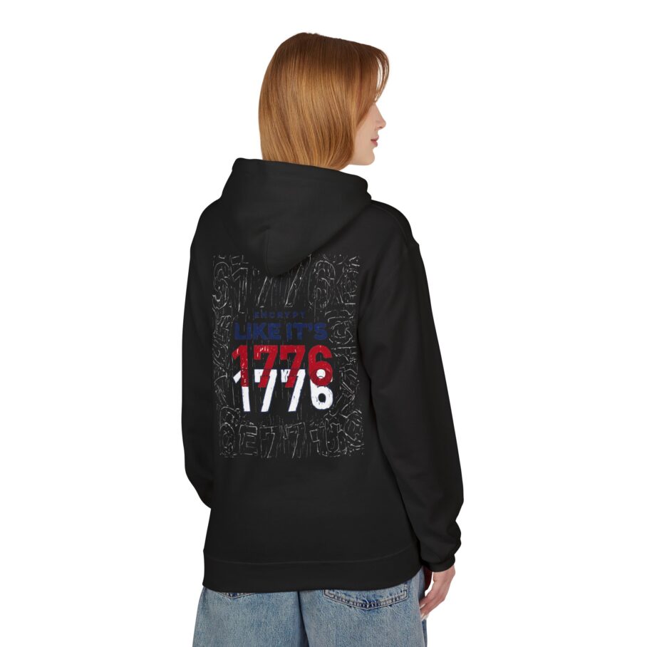 Encrypt Like It’s 1776 Softstyle Hoodie - Image 3