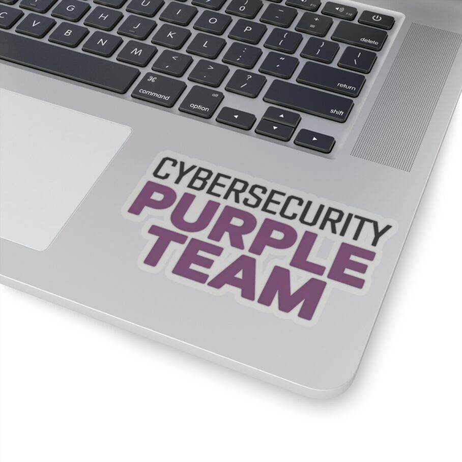 Cybersecurity Purple Team Sticker D04