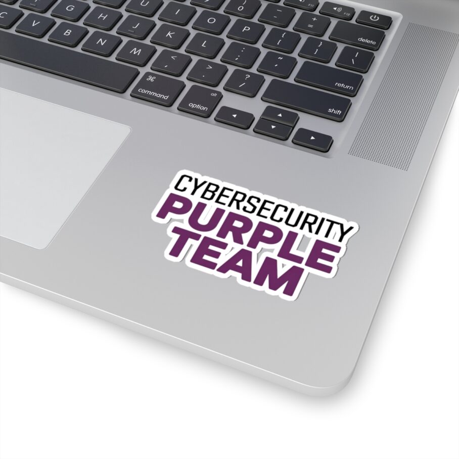 Cybersecurity Purple Team Sticker D04