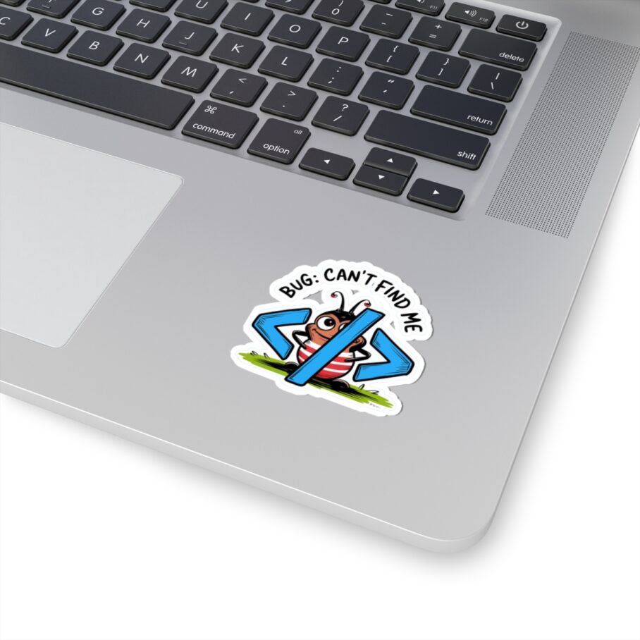 Bug: Can't Find Me Sticker D02 - Image 2