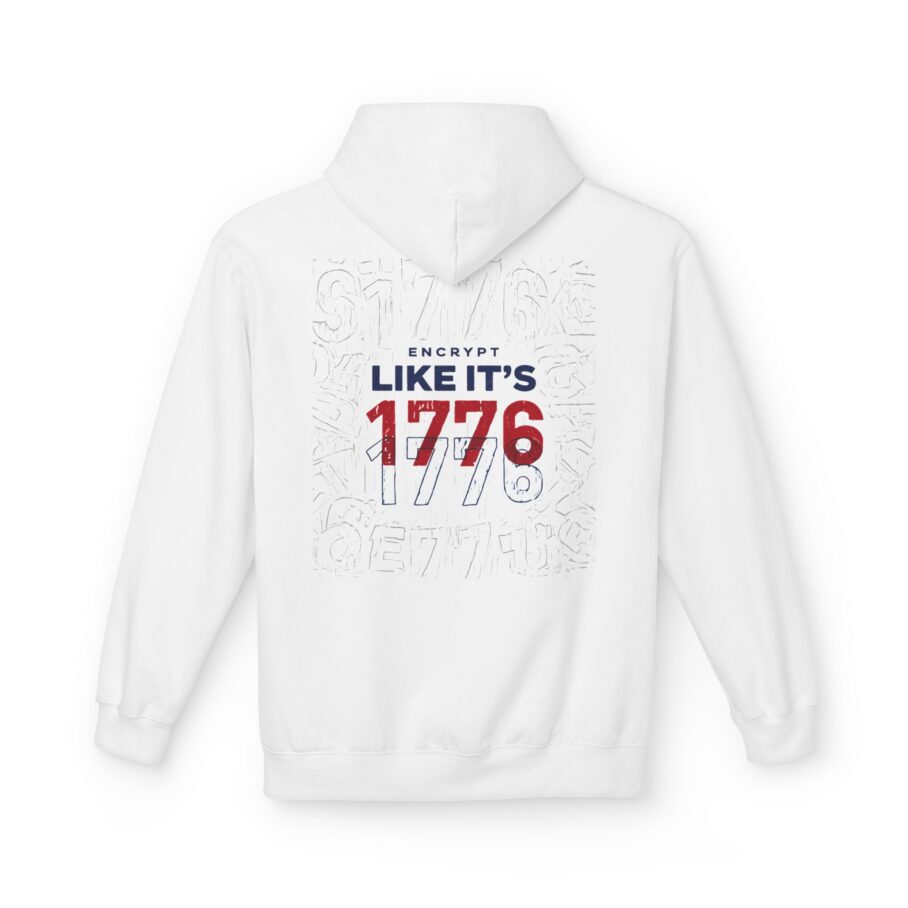 Encrypt Like It’s 1776 Softstyle Hoodie - Image 5