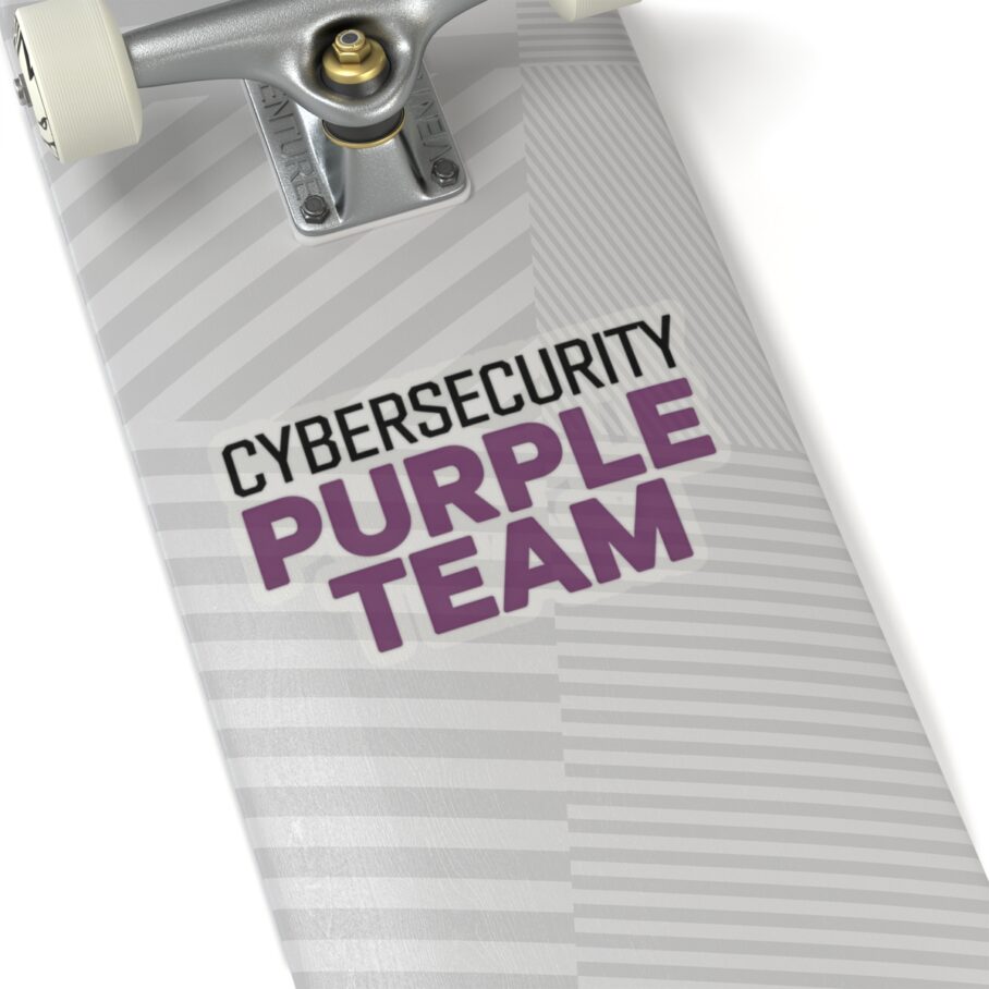 Cybersecurity Purple Team Sticker D04
