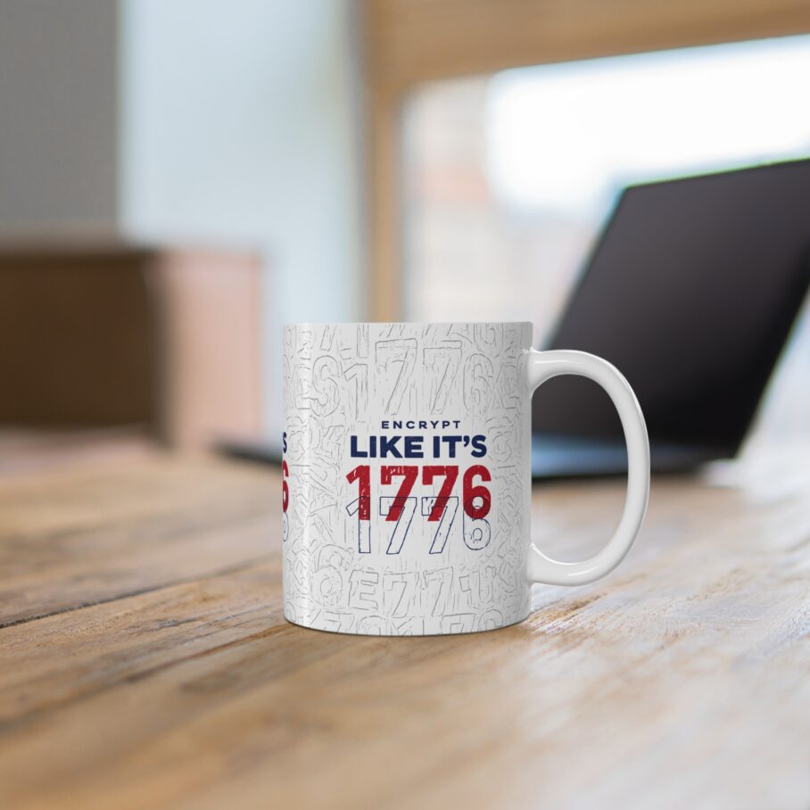 Encrypt Like It’s 1776 Mug - Image 5