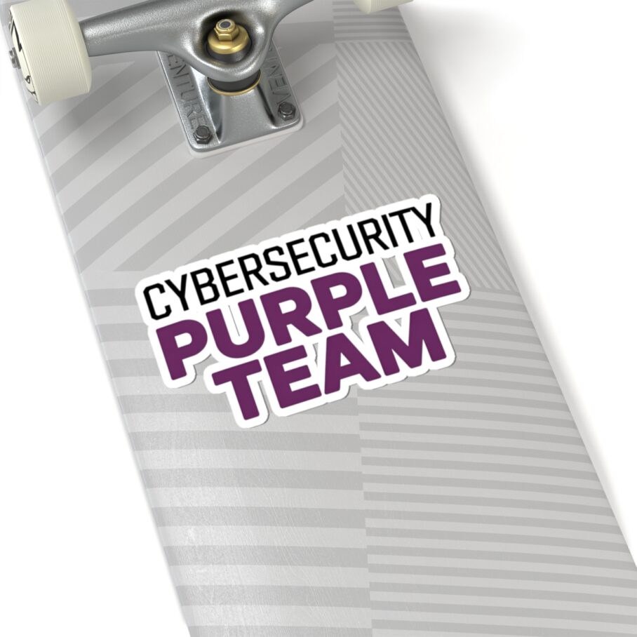Cybersecurity Purple Team Sticker D04