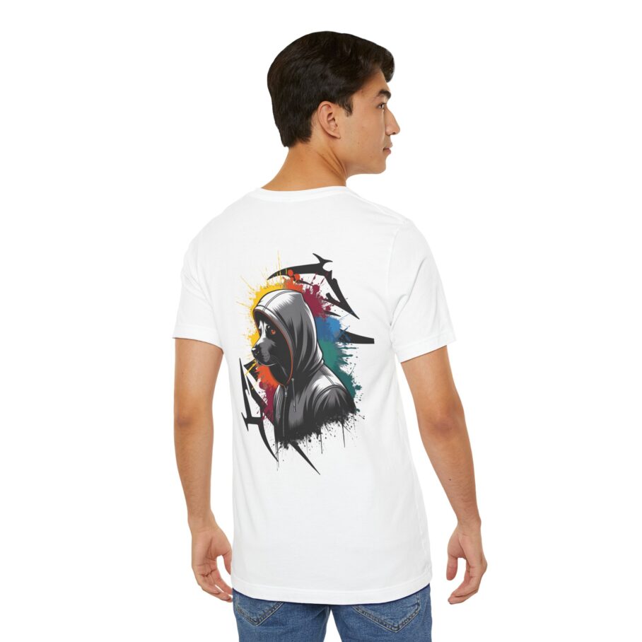 Graffiti-Style Dog Hoodie T-Shirt