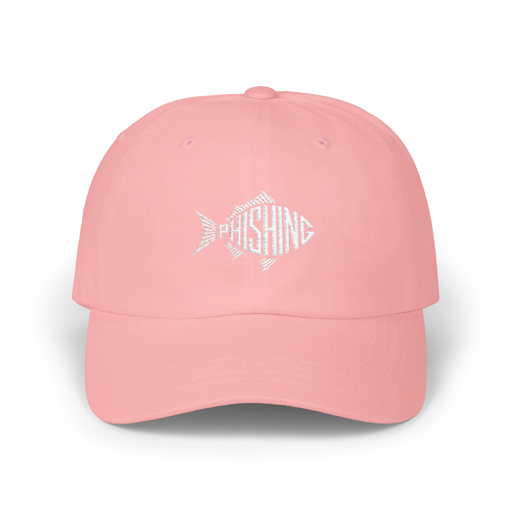 Phishing Fish Embroidery Cap