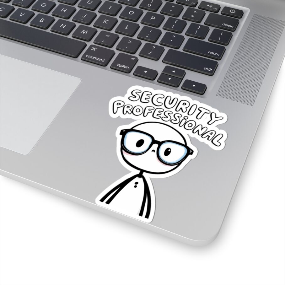 Security Professional Figure with Glasses - Sticker - Image 7