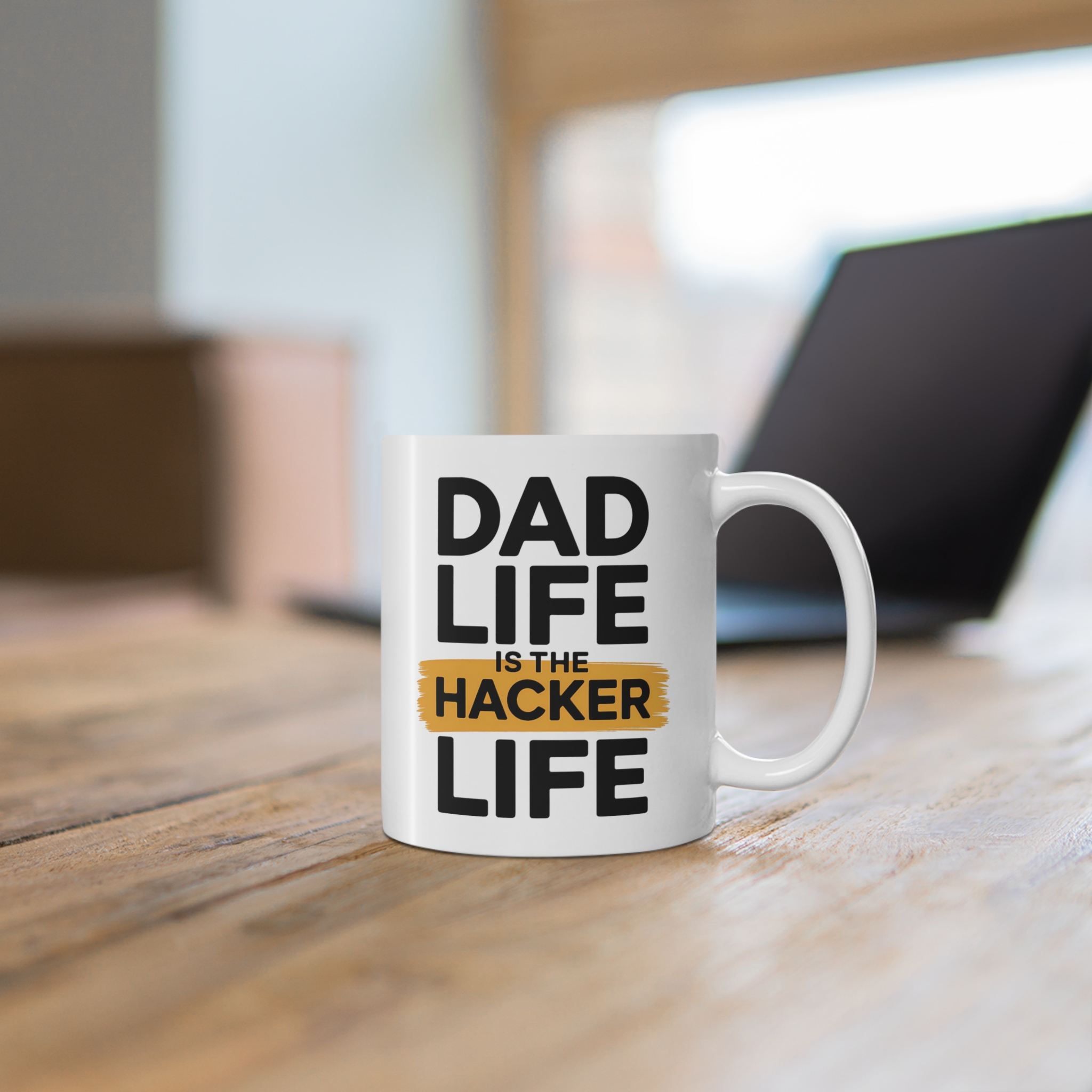 11315585726346662320_2048.jpeg Dad Life Is The Hacker Life Mug