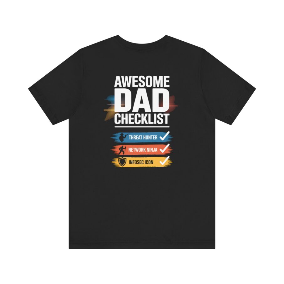 Awesome DAD Checklist T-Shirt