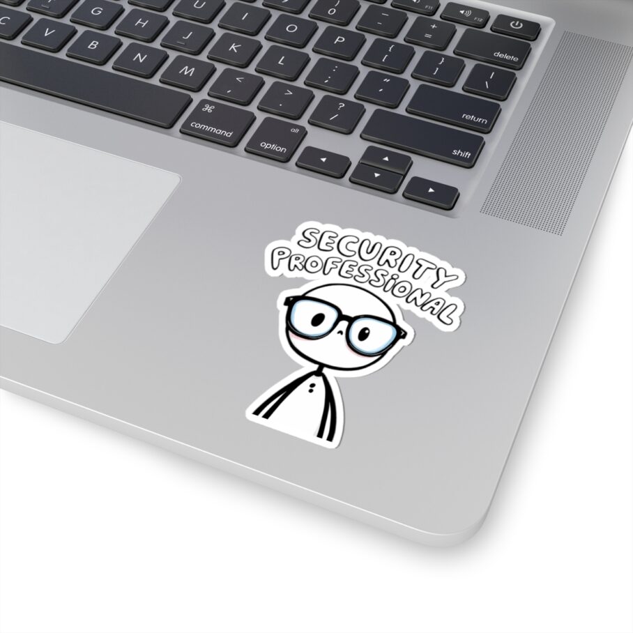 Security Professional Figure with Glasses - Sticker - Image 5