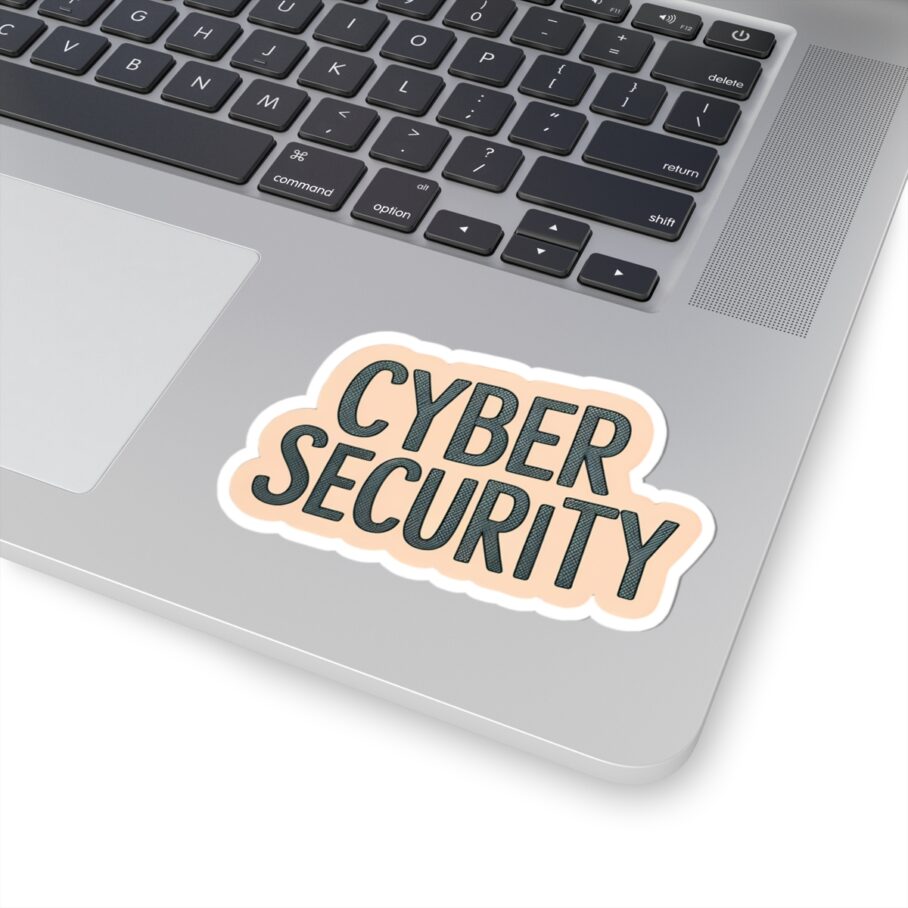 Sleek CYBER SECURITY Sticker - Image 7