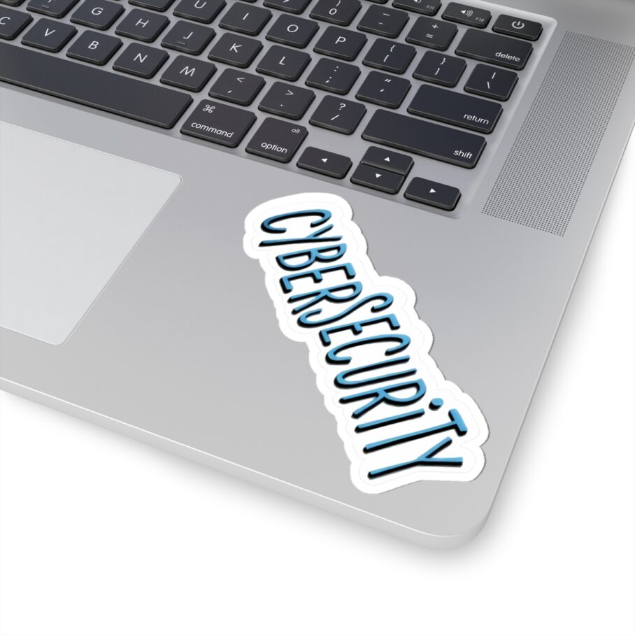 Cybersecurity Blue Hand-Drawn Style Sticker - Image 7