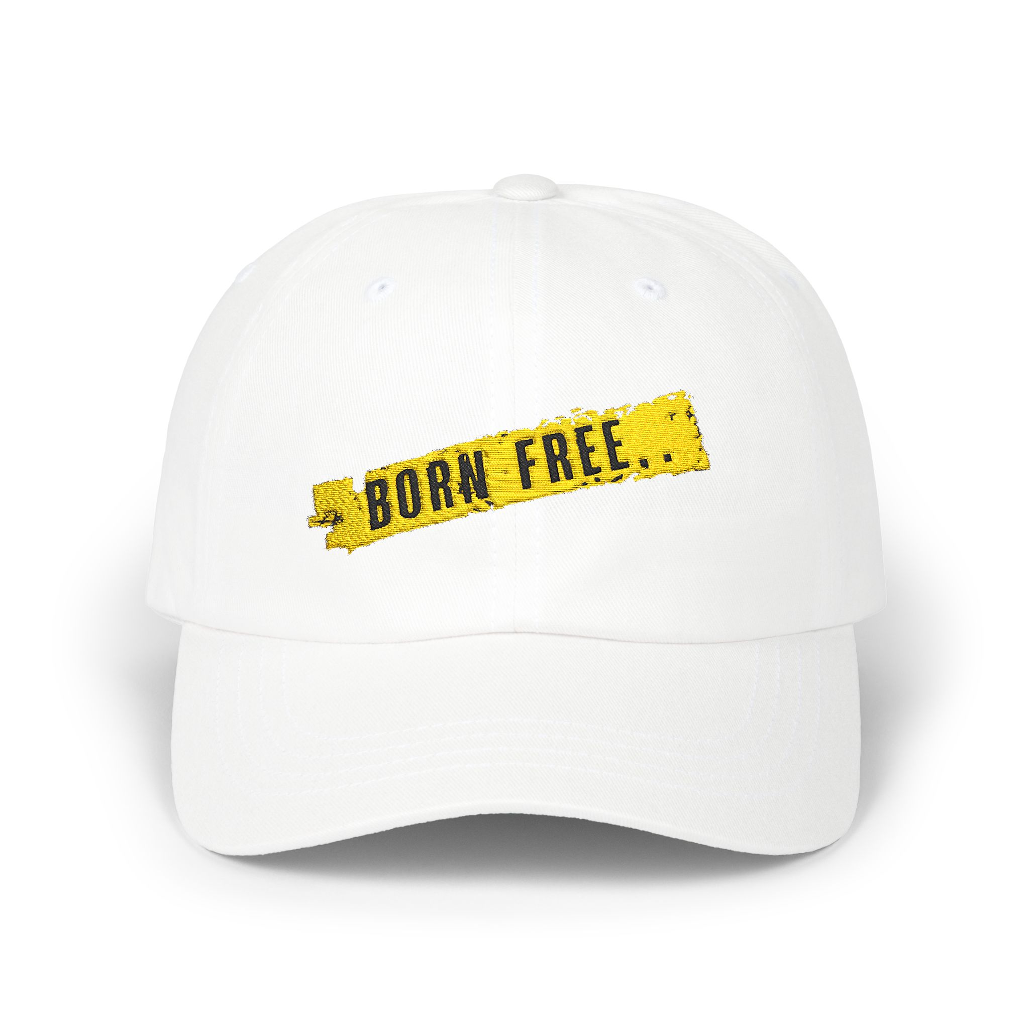 Embroidered “Born Free” Cap