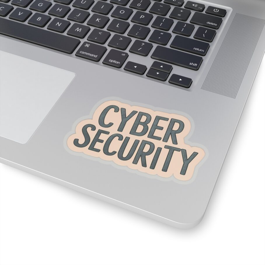 Sleek CYBER SECURITY Sticker - Image 6