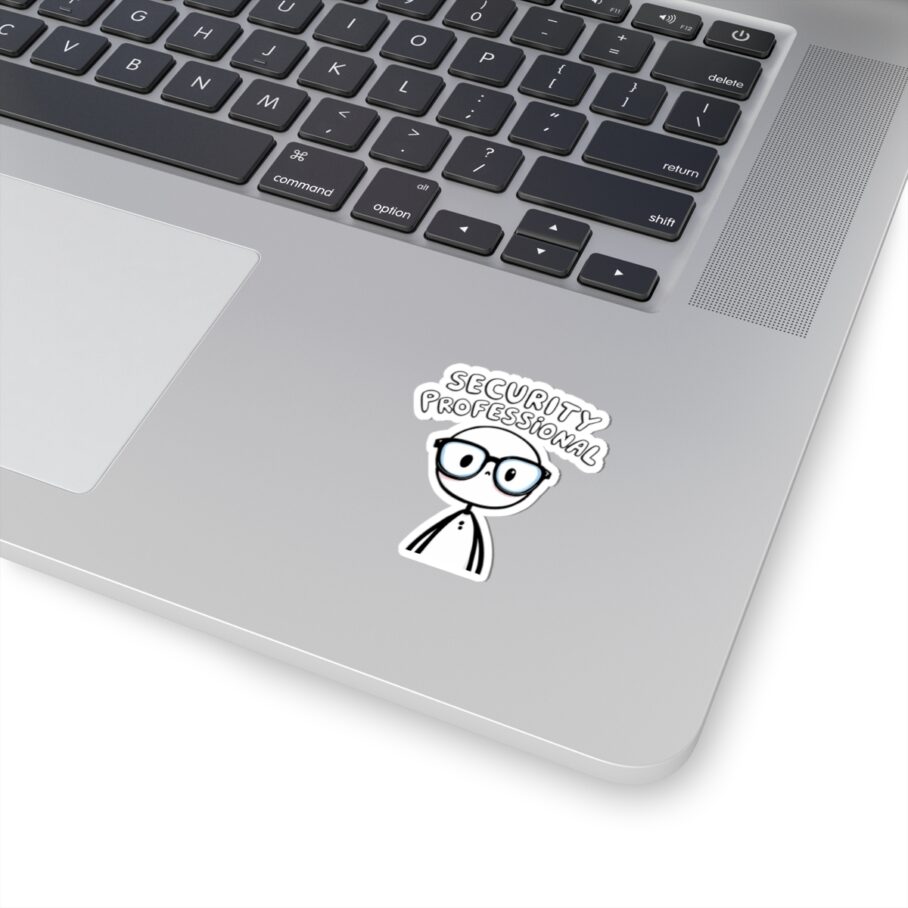 Security Professional Figure with Glasses - Sticker - Image 2