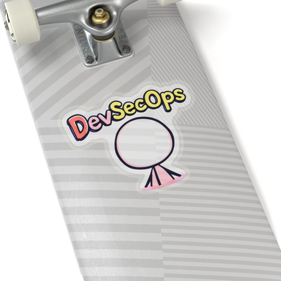 DevSecOps Stick Figure Sticker