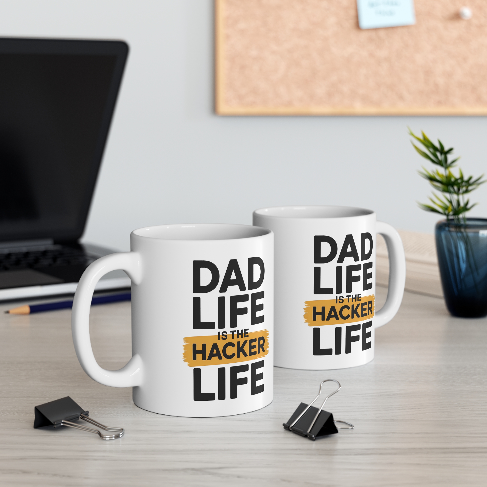 14397220967553722939_2048.jpeg Dad Life Is The Hacker Life Mug
