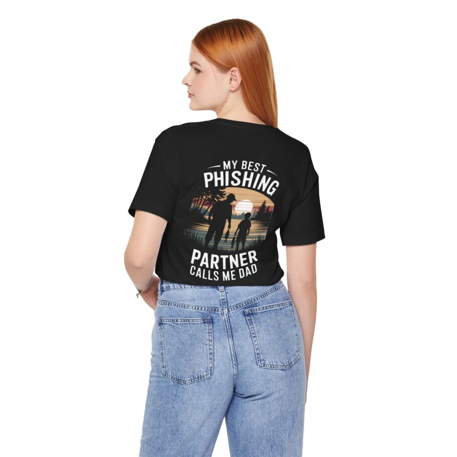 My Best Phishing Partner Calls Me Dad T-Shirt – Back D01