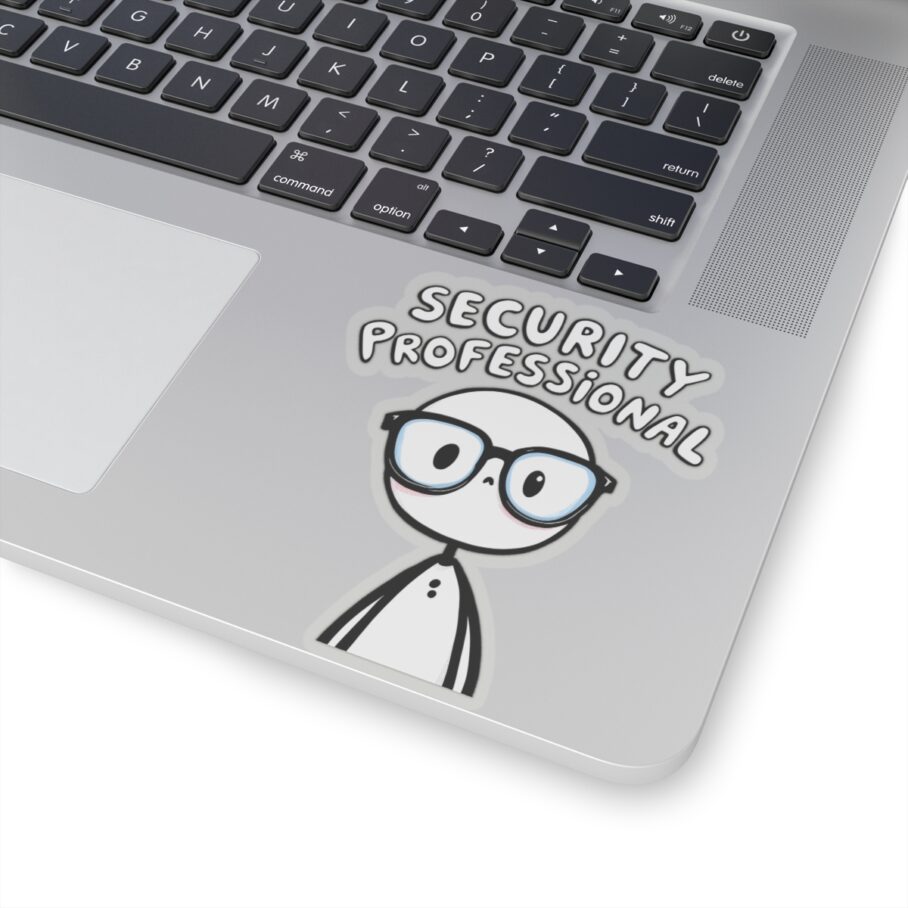 Security Professional Figure with Glasses - Sticker - Image 6