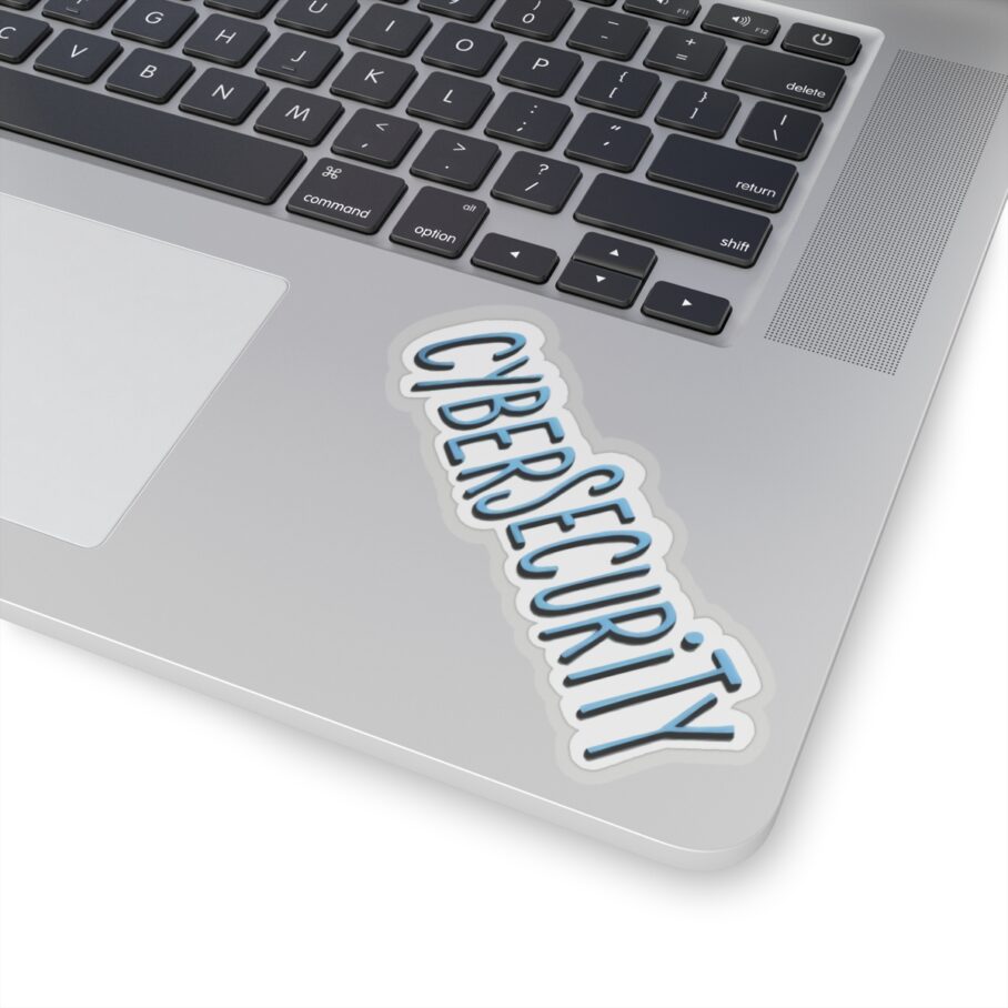 Cybersecurity Blue Hand-Drawn Style Sticker - Image 6