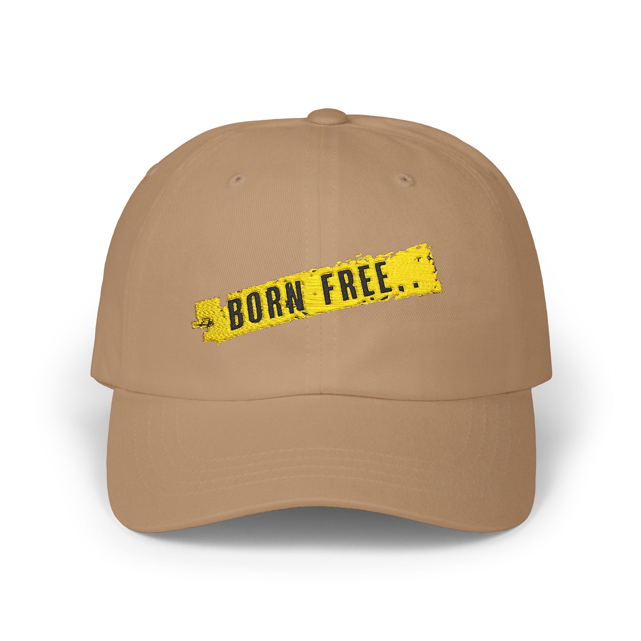 Embroidered “Born Free” Cap