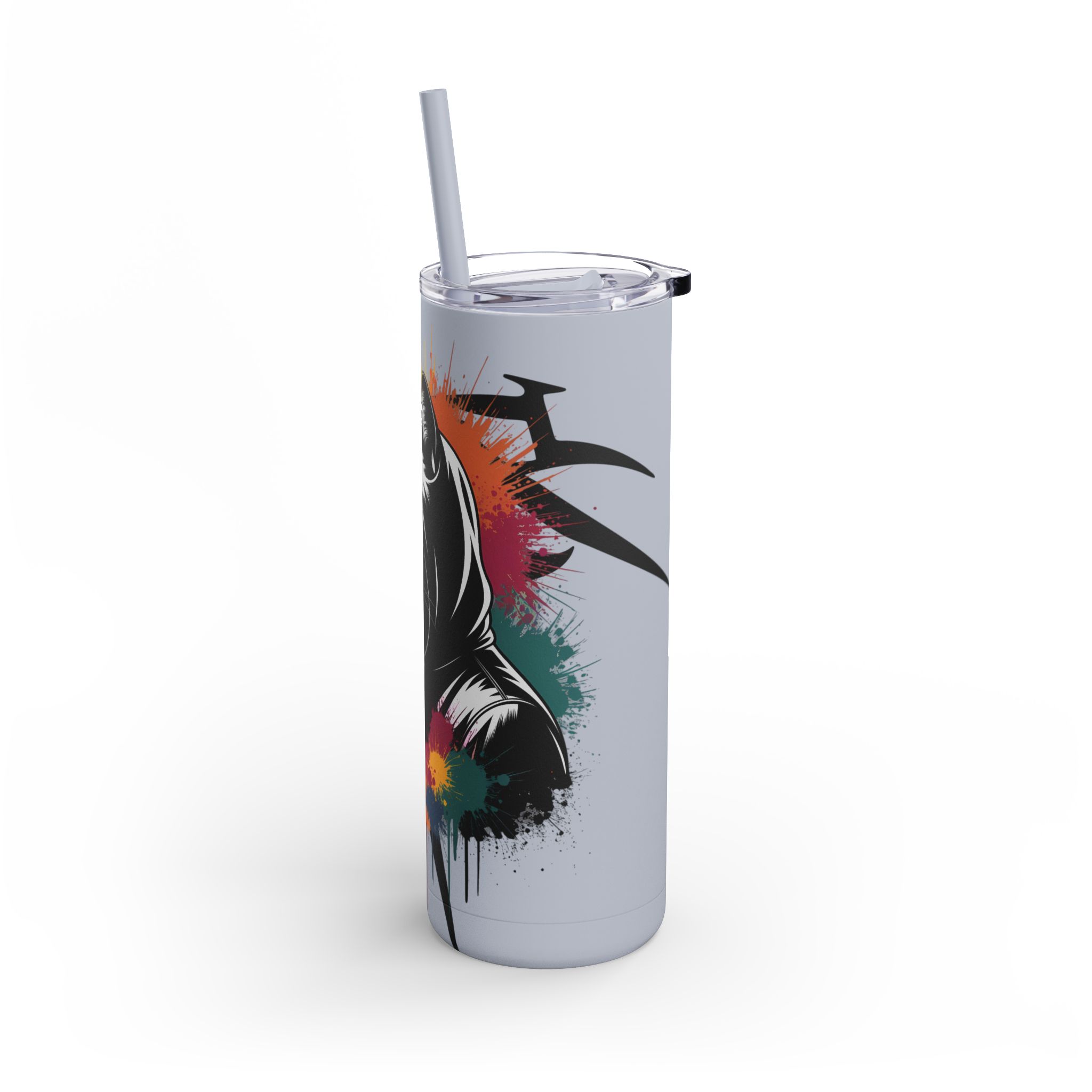Graffiti-Style Cat Tumbler