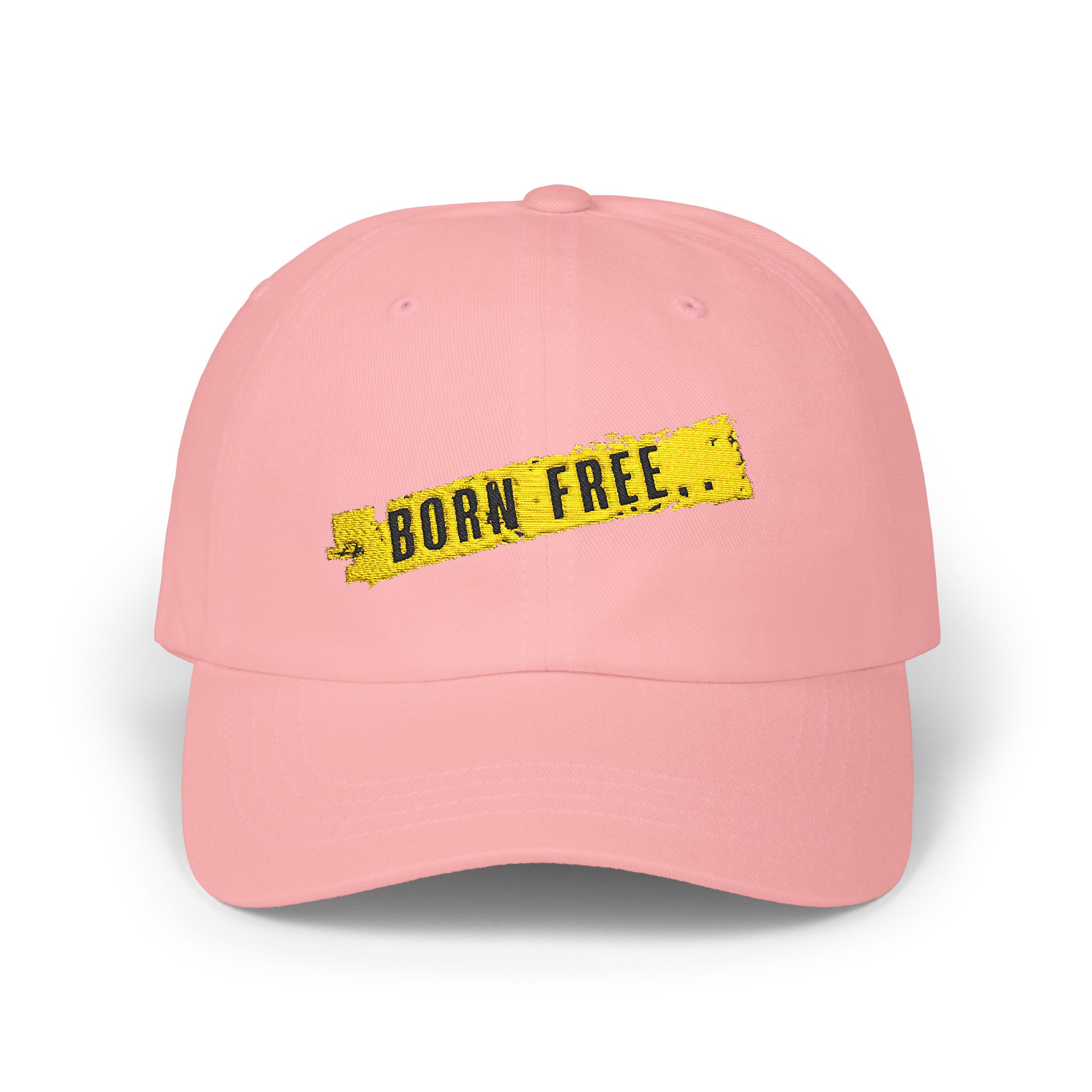 Embroidered “Born Free” Cap