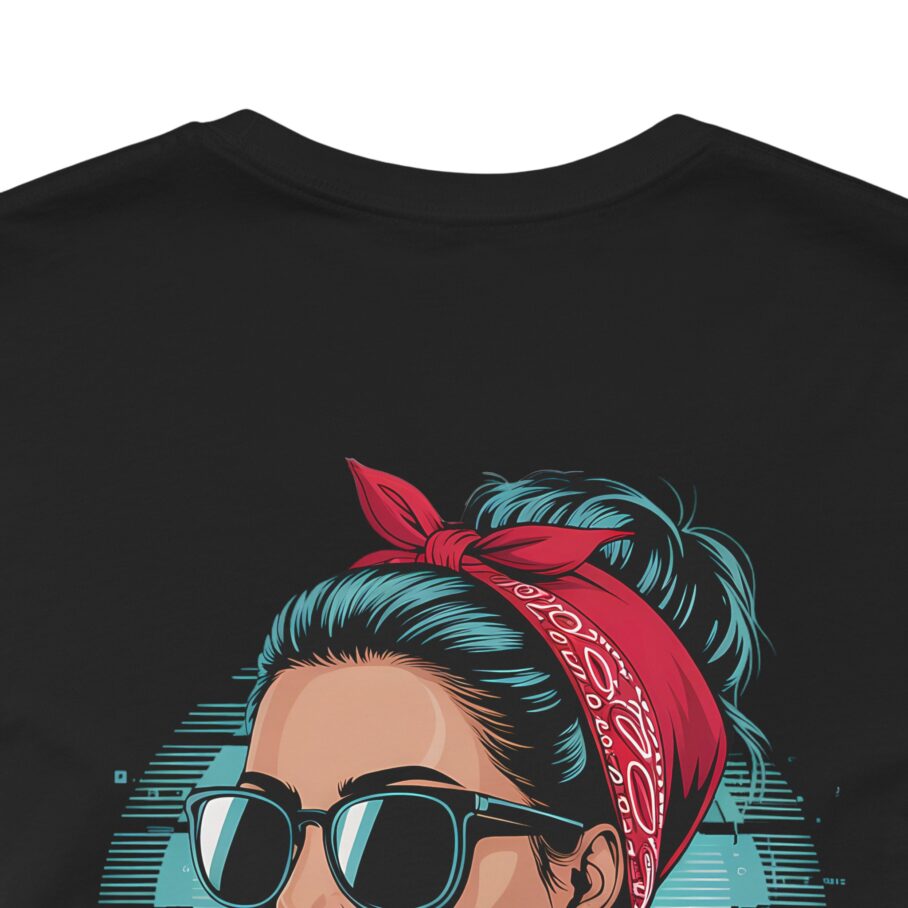 Regular Mom, Cyber Mom T-Shirt - Back - Image 2