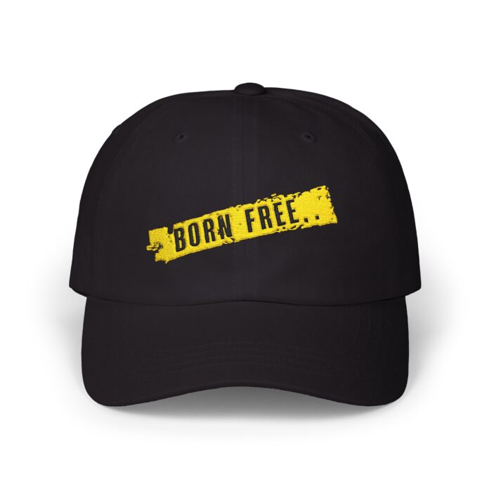 Embroidered “Born Free” Cap