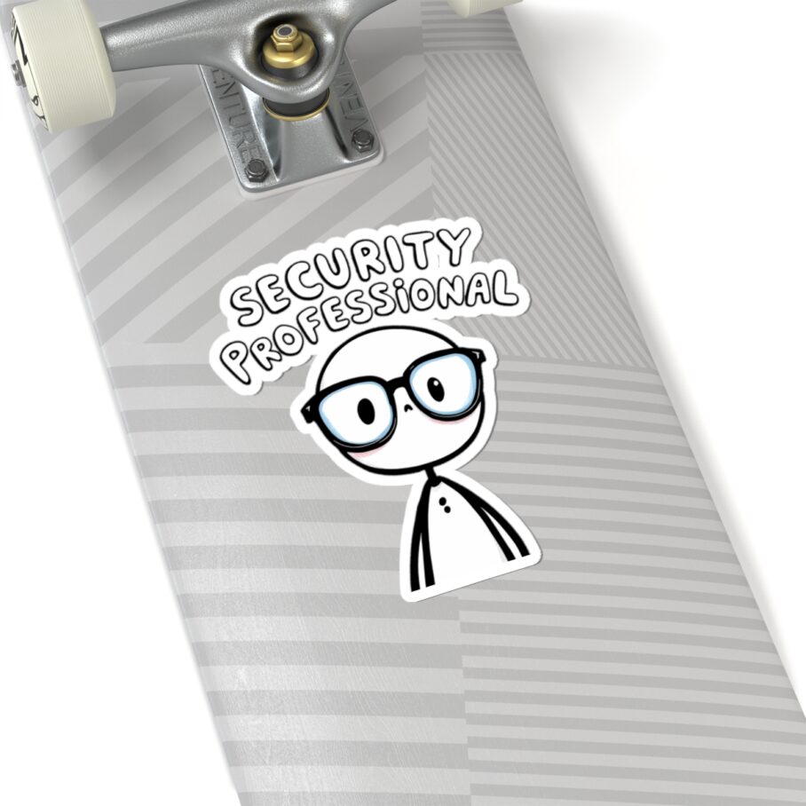 Security Professional Figure with Glasses - Sticker - Image 9