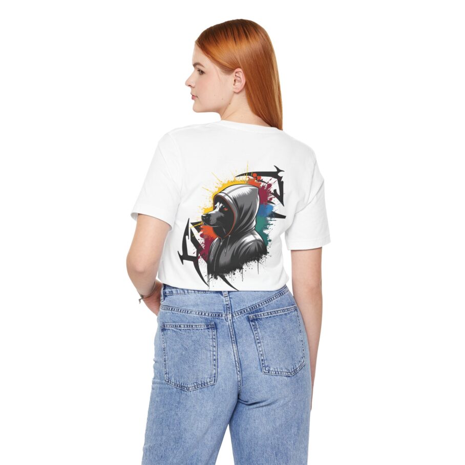 Graffiti-Style Dog Hoodie T-Shirt