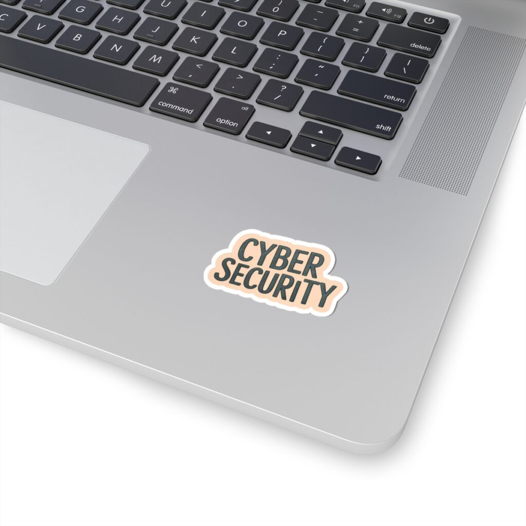 Sleek CYBER SECURITY Sticker | Choppiz