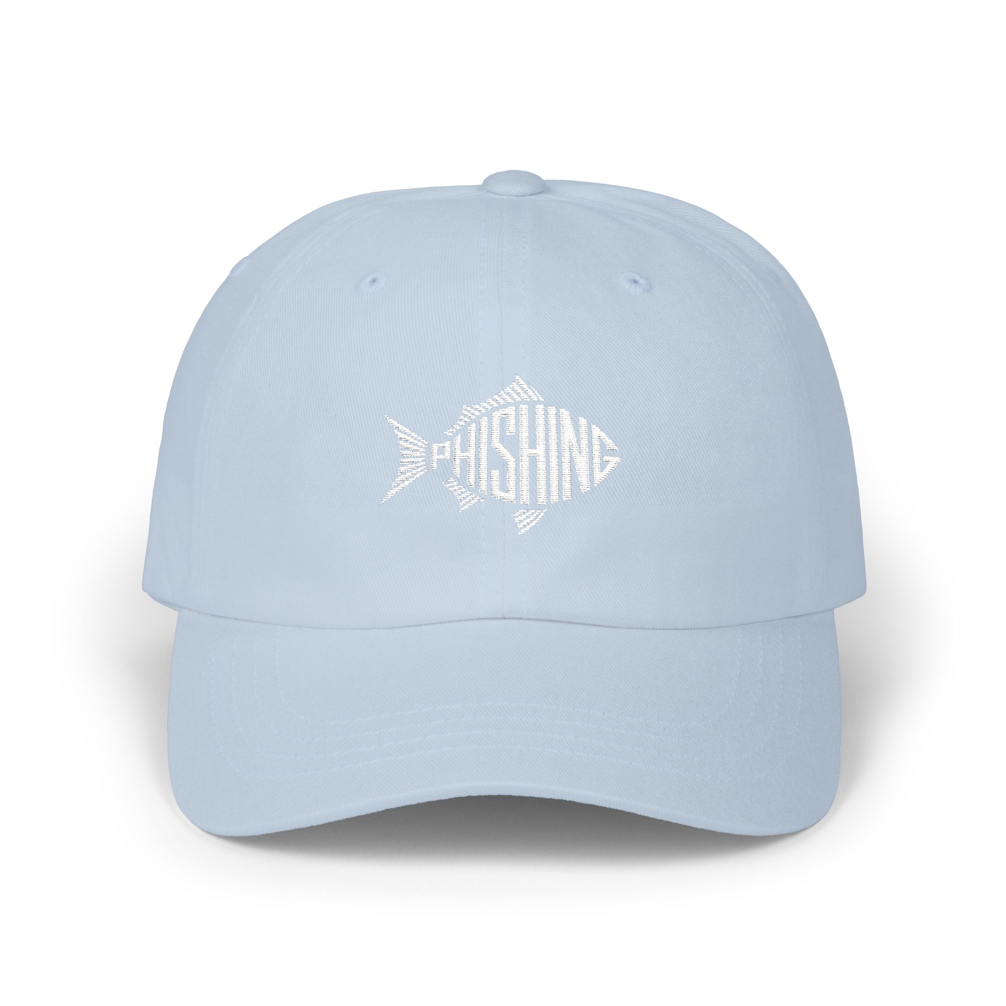 Phishing Fish Embroidery Cap