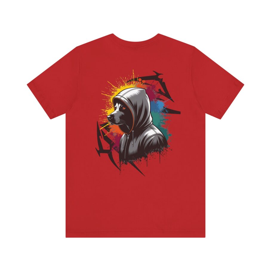 Graffiti-Style Dog Hoodie T-Shirt