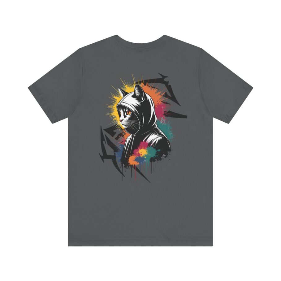 Graffiti-Style Cat Hoodie T-Shirt