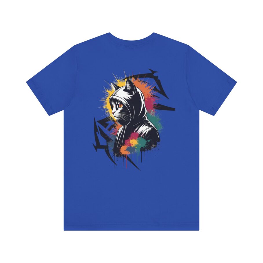 Graffiti-Style Cat Hoodie T-Shirt