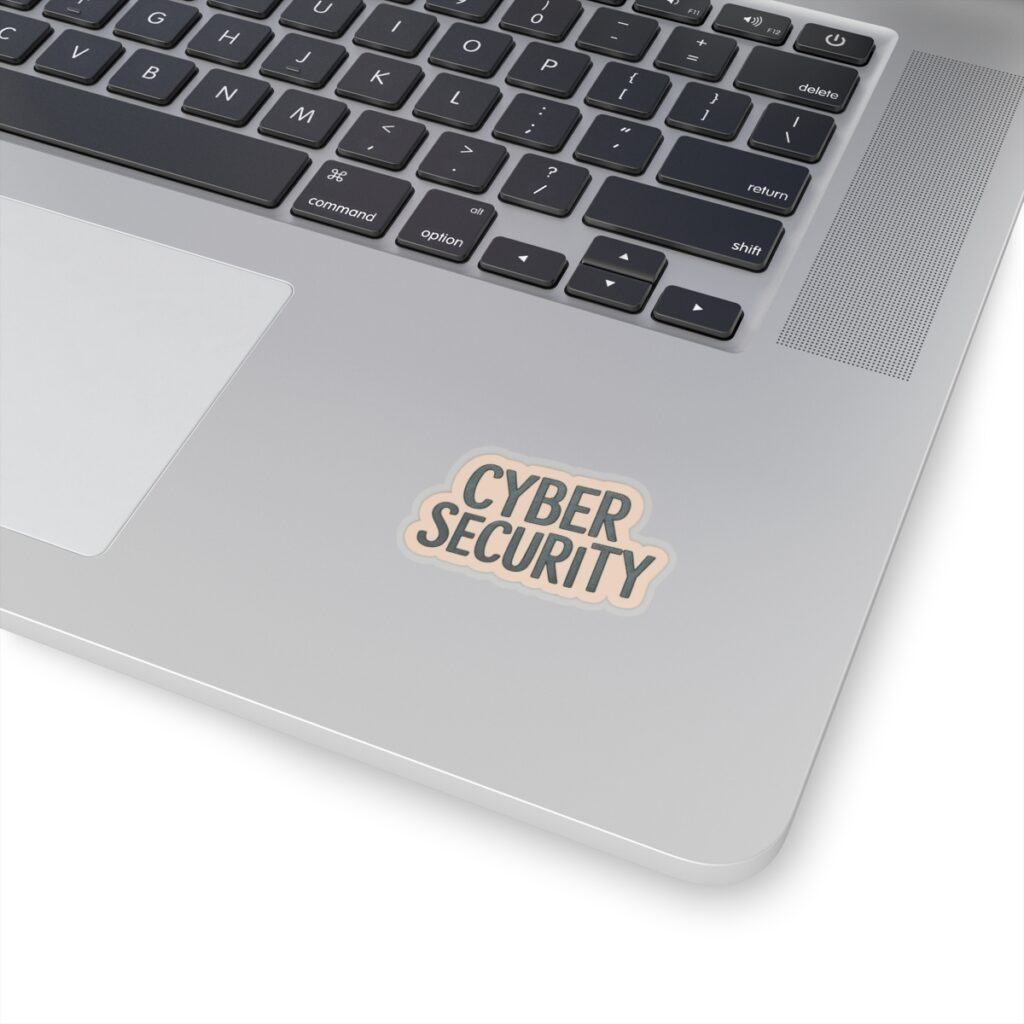 Sleek CYBER SECURITY Sticker | Choppiz