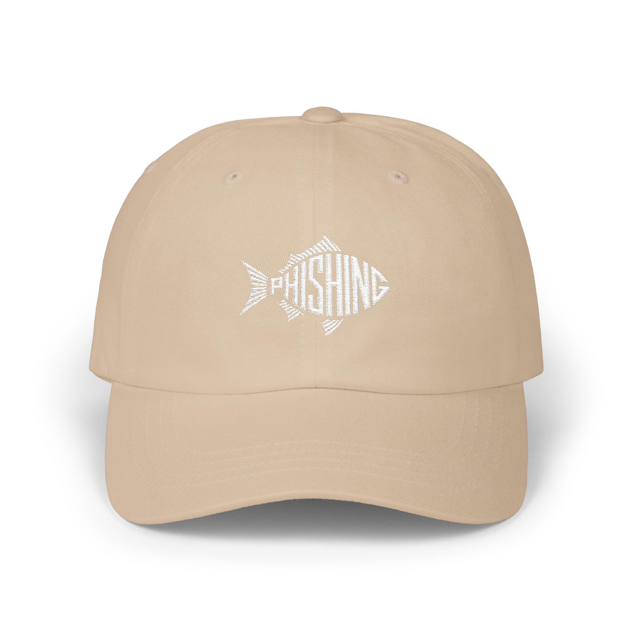 Phishing Fish Embroidery Cap