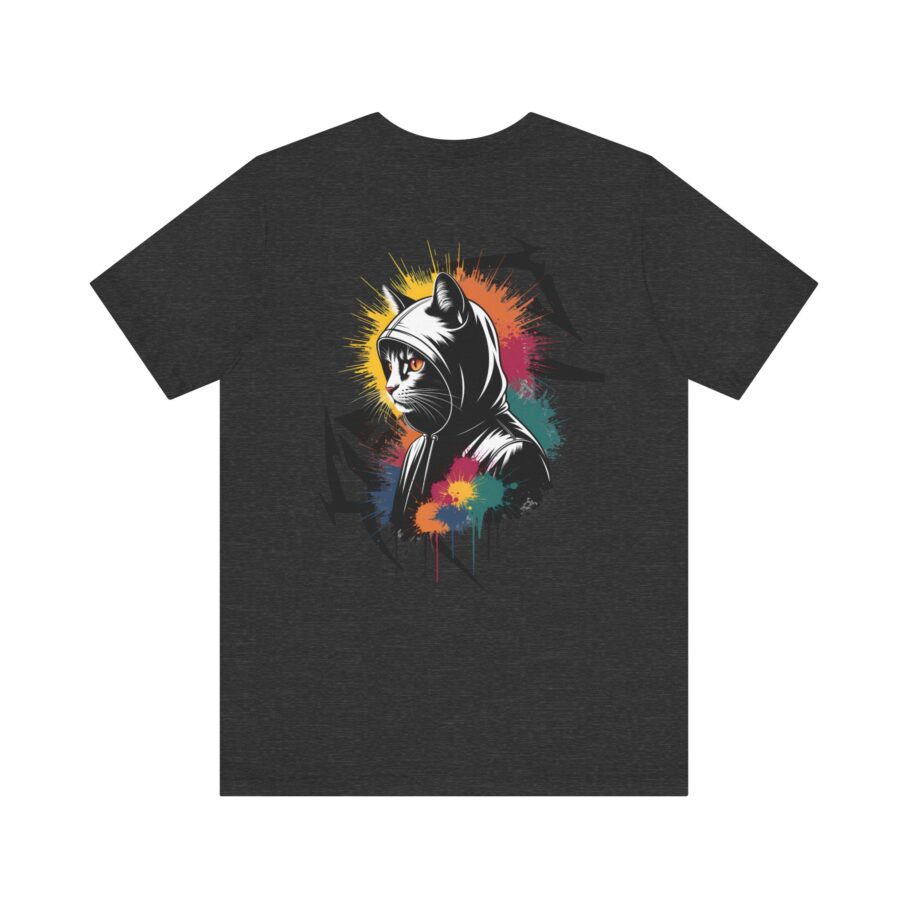 Graffiti-Style Cat Hoodie T-Shirt