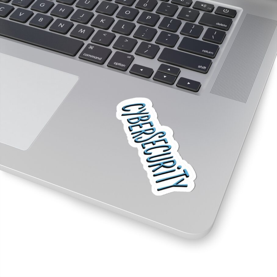 Cybersecurity Blue Hand-Drawn Style Sticker - Image 5