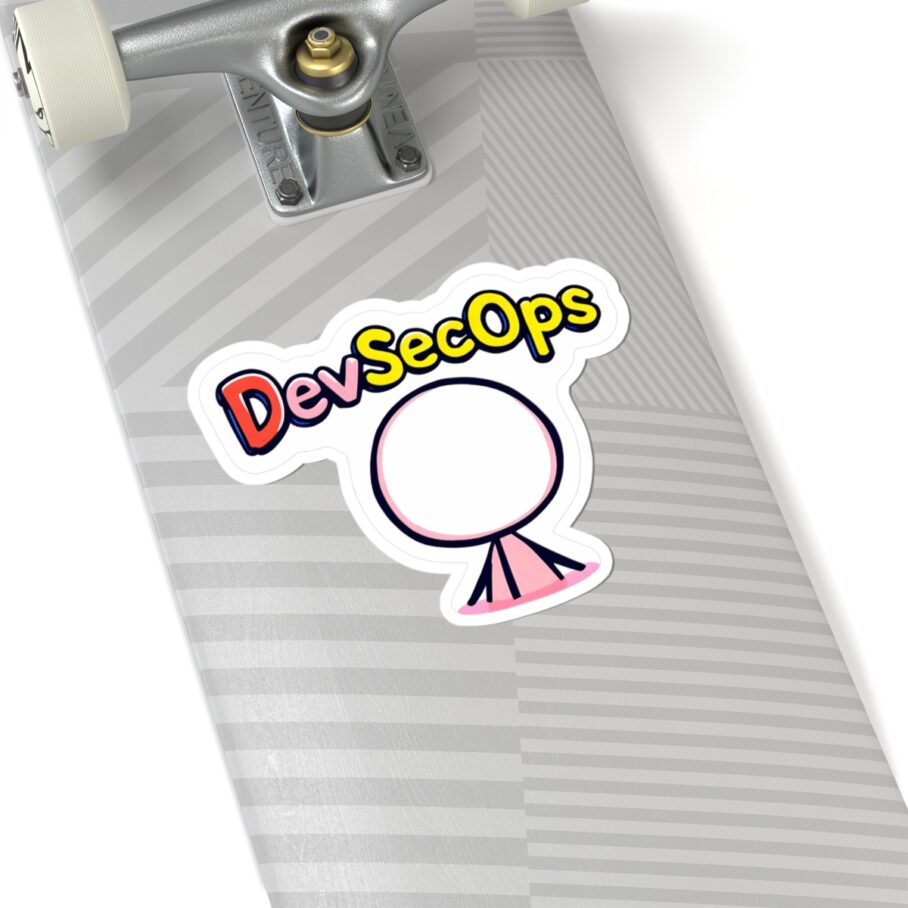 DevSecOps Stick Figure Sticker
