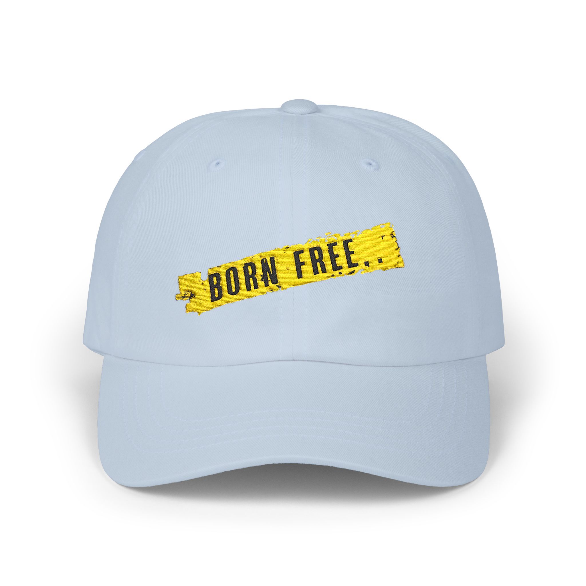 Embroidered “Born Free” Cap