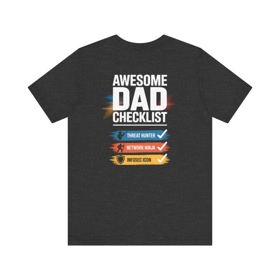 Awesome DAD Checklist T-Shirt