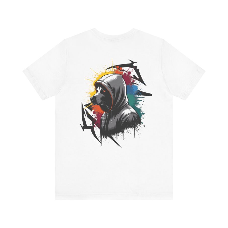 Graffiti-Style Dog Hoodie T-Shirt