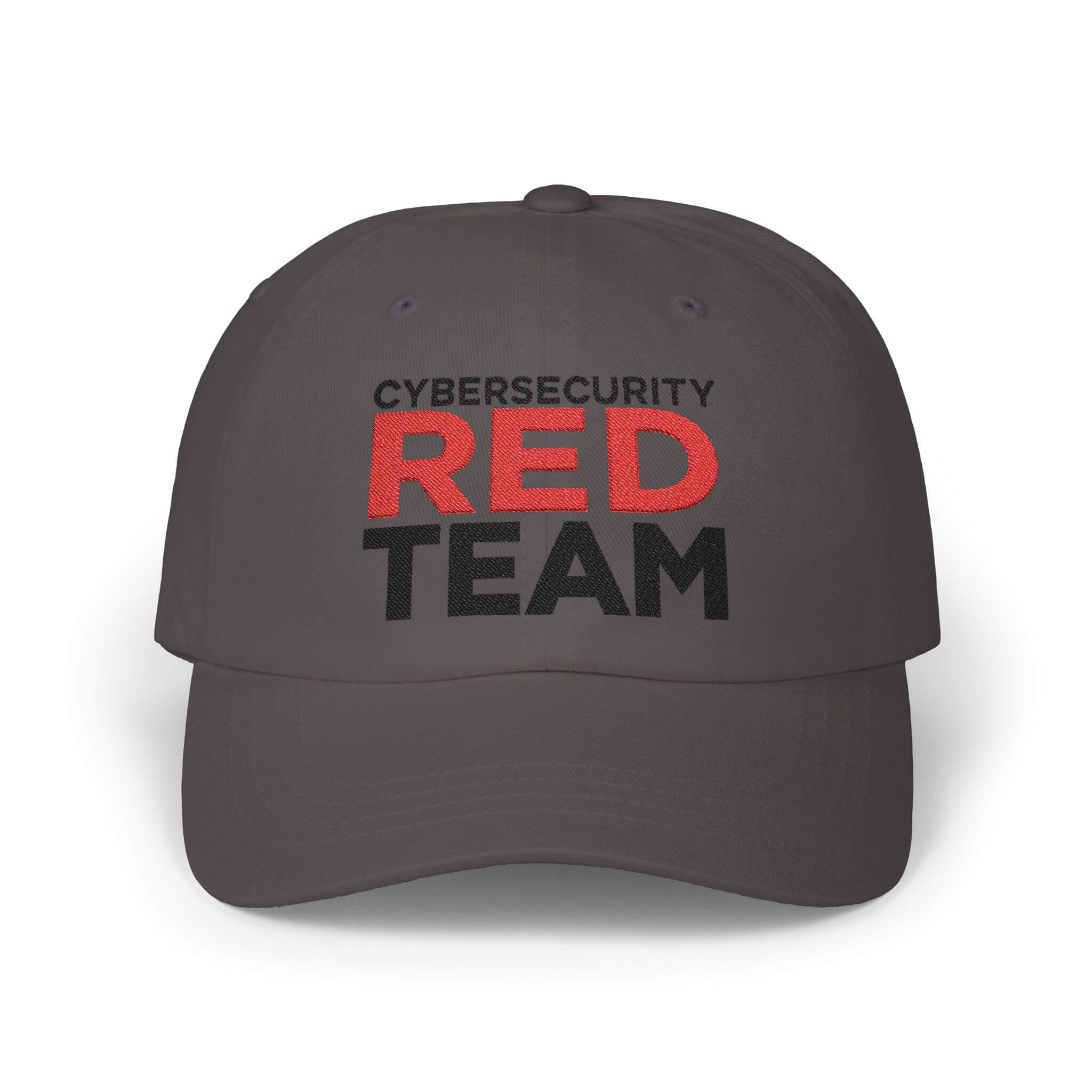 Cybersecurity Red team Dark Grey Cap by Choppiz.com