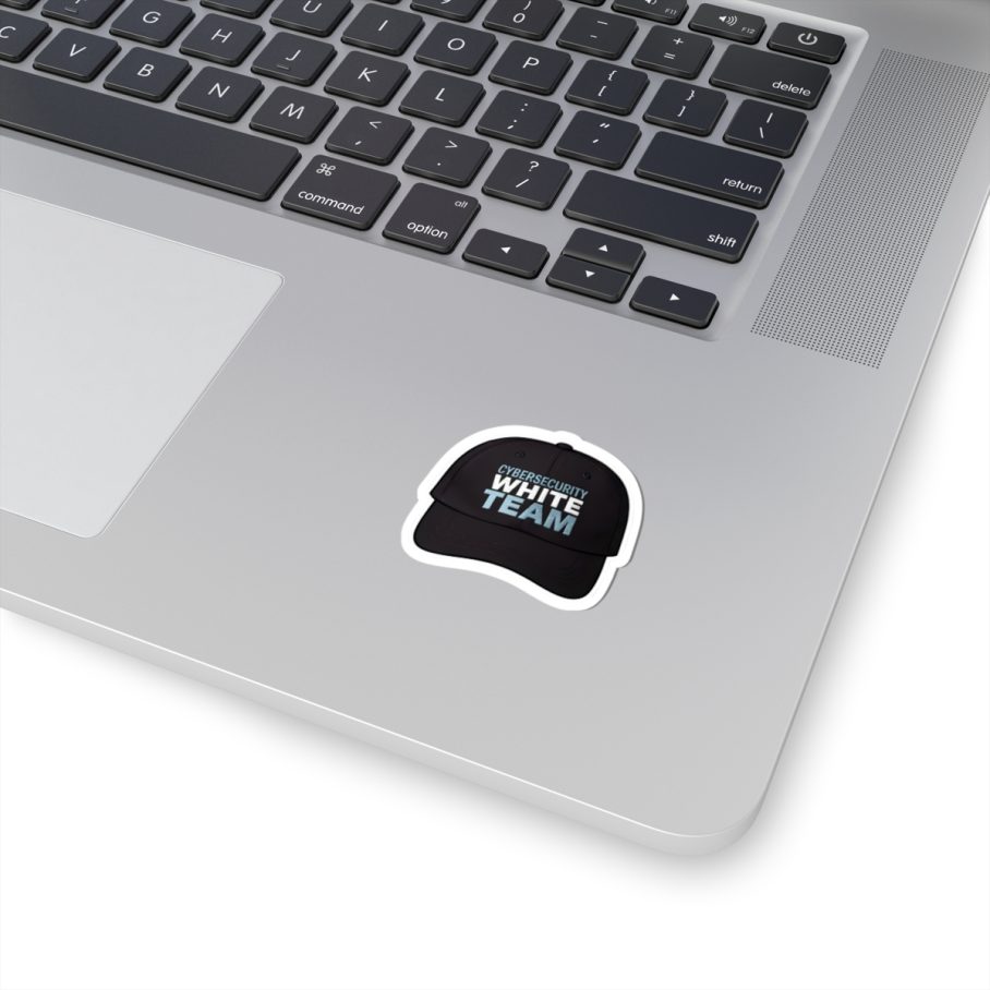 Cybersecurity White Team Cap Sticker
