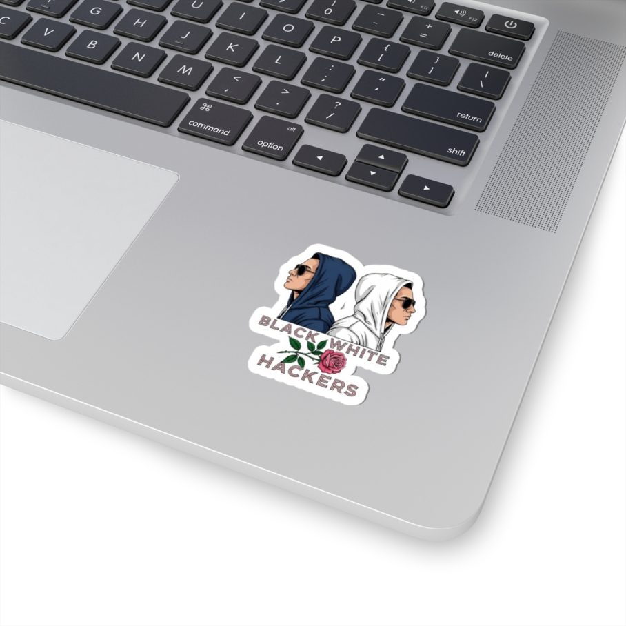 Black White Hacker S02 Sticker