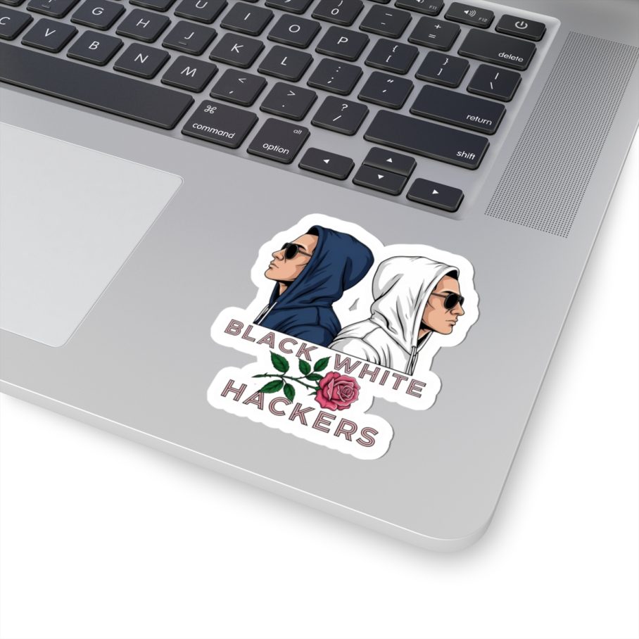 Black White Hacker S02 Sticker