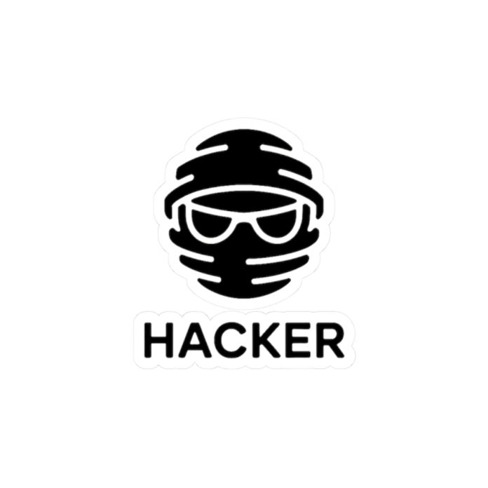 Black Hacker S01 Sticker